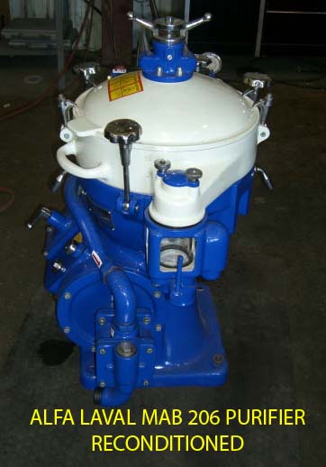 Alfa Laval Solid Bowl Manual Clean diesel fuel and Lube Oil Cleaning centrifuge